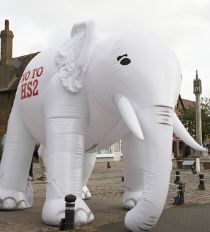 Manor Waste blow up elephant